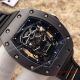 2017 Replica Richard Mille RM 052 Watch Black plated Skull rubber Band  (3)_th.jpg